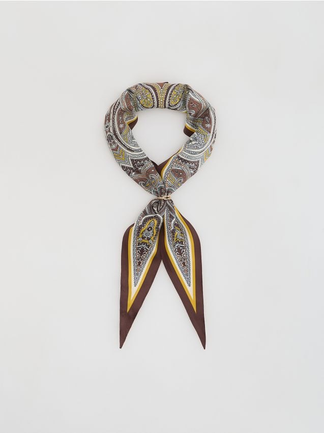 Reserved - Wzorzysta apaszka - wielobarwny