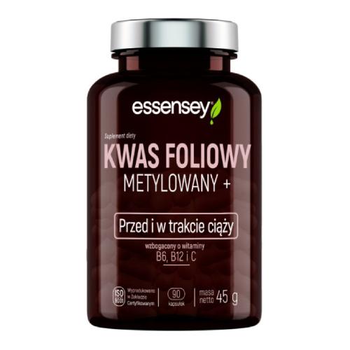 Essensey Kwas Foliowy Metylowany+ 90 kaps.