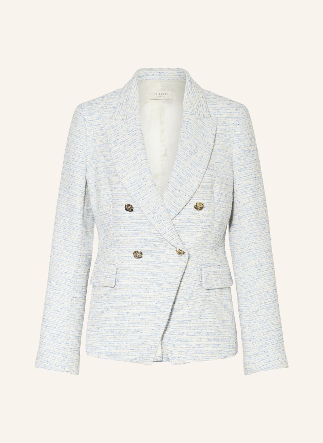 Ted Baker Lniana Marynarka Acadie blau