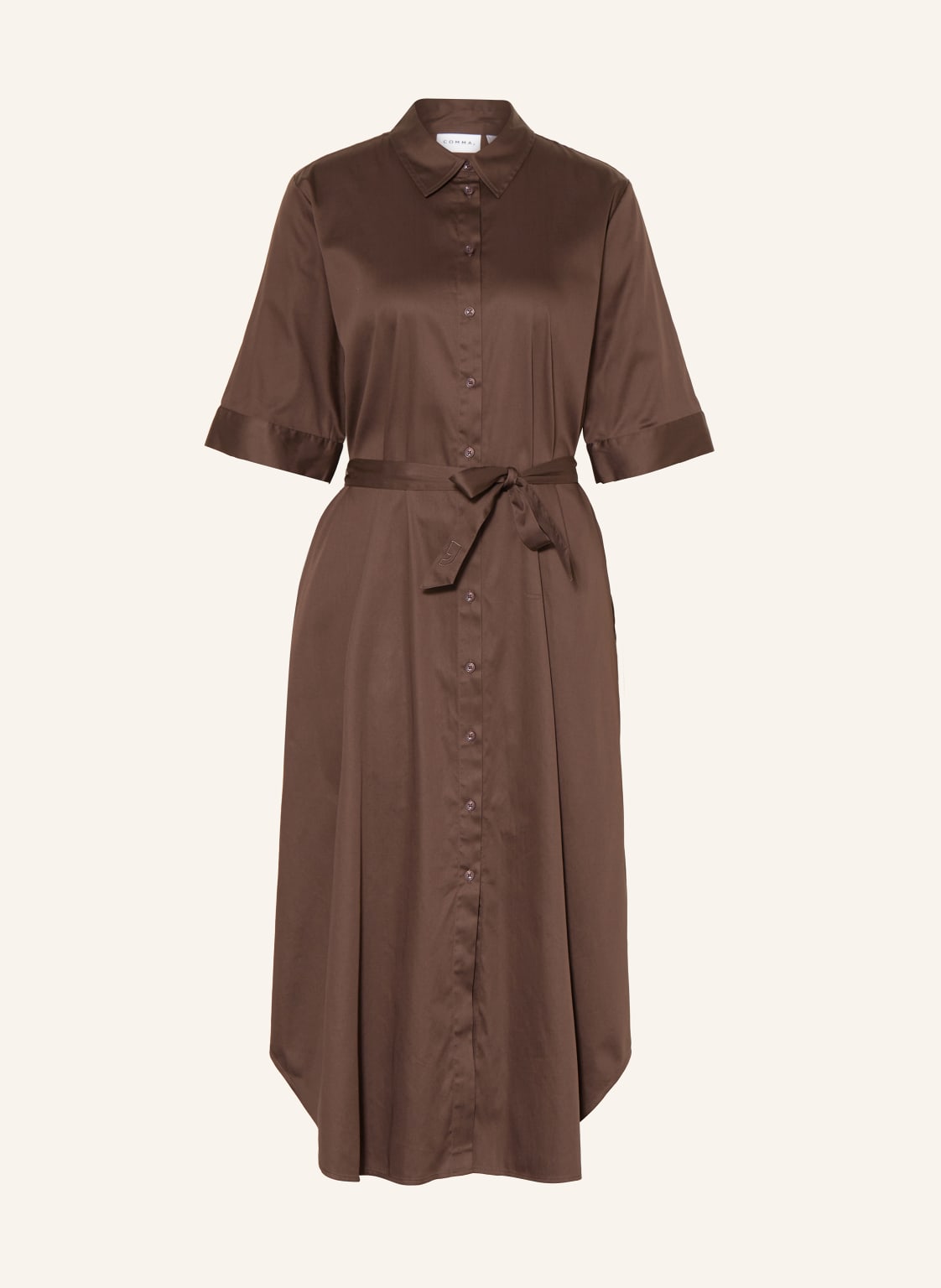 Comma Sukienka Koszulowa braun