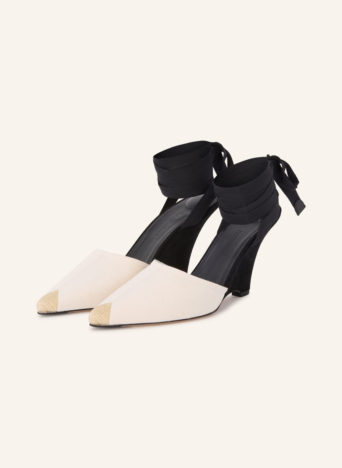 Jacquemus Klinowe Espadryle beige