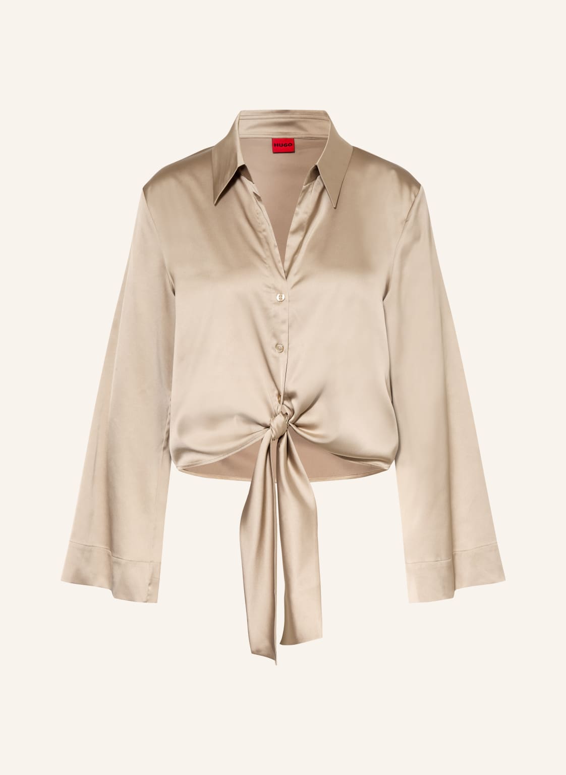 Hugo Bluzka Satynowa Errika beige
