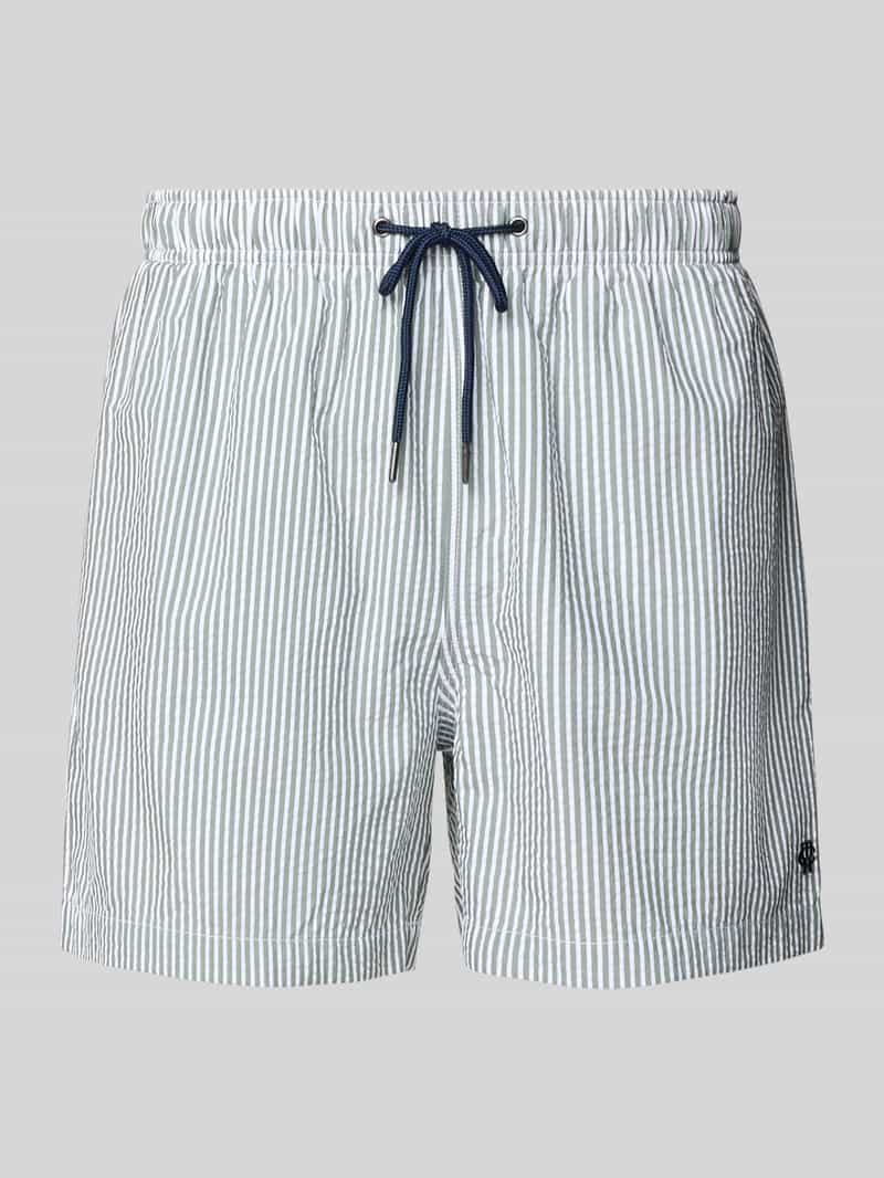 Spodenki kąpielowe z elastycznym pasem i tunelem