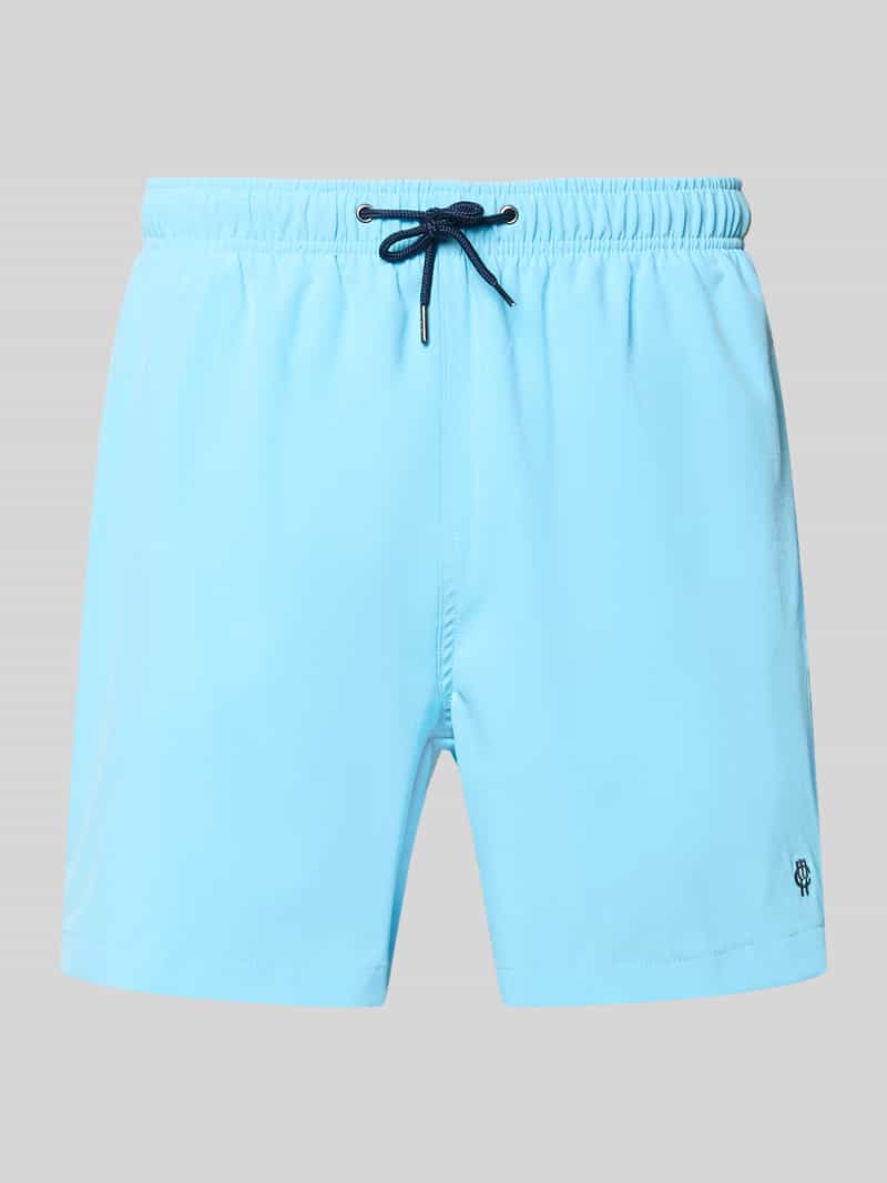 Spodenki kąpielowe z elastycznym pasem i tunelem