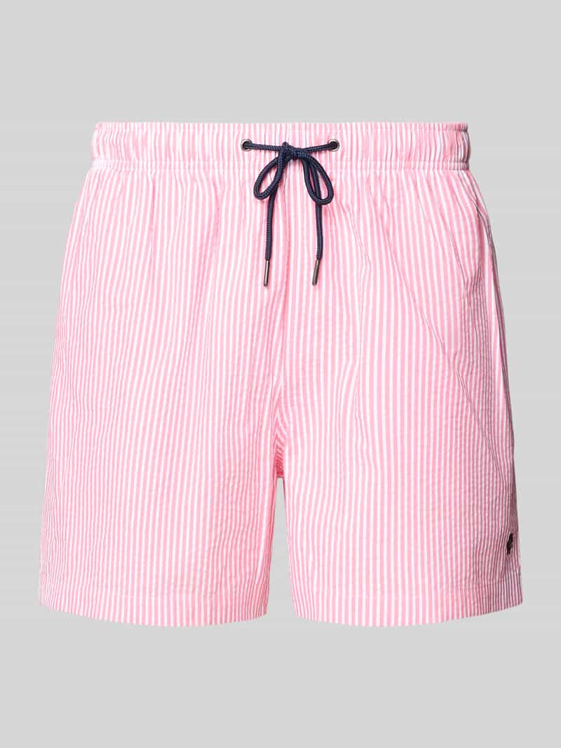 Spodenki kąpielowe z elastycznym pasem i tunelem