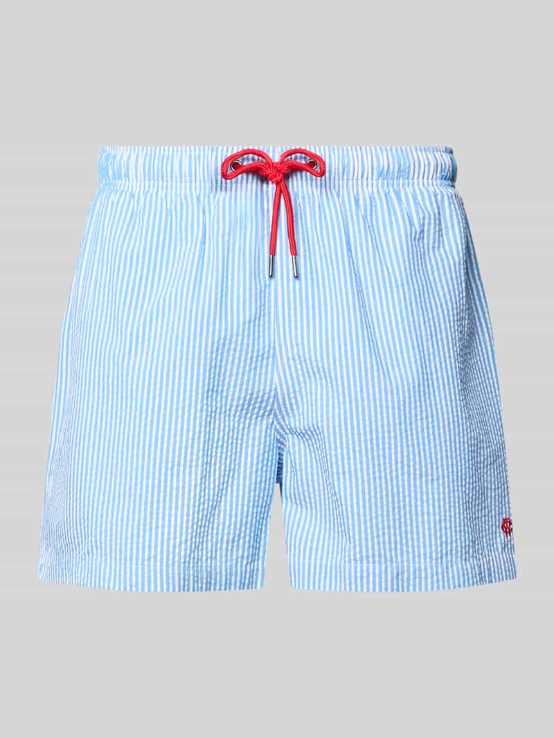 Spodenki kąpielowe z elastycznym pasem i tunelem