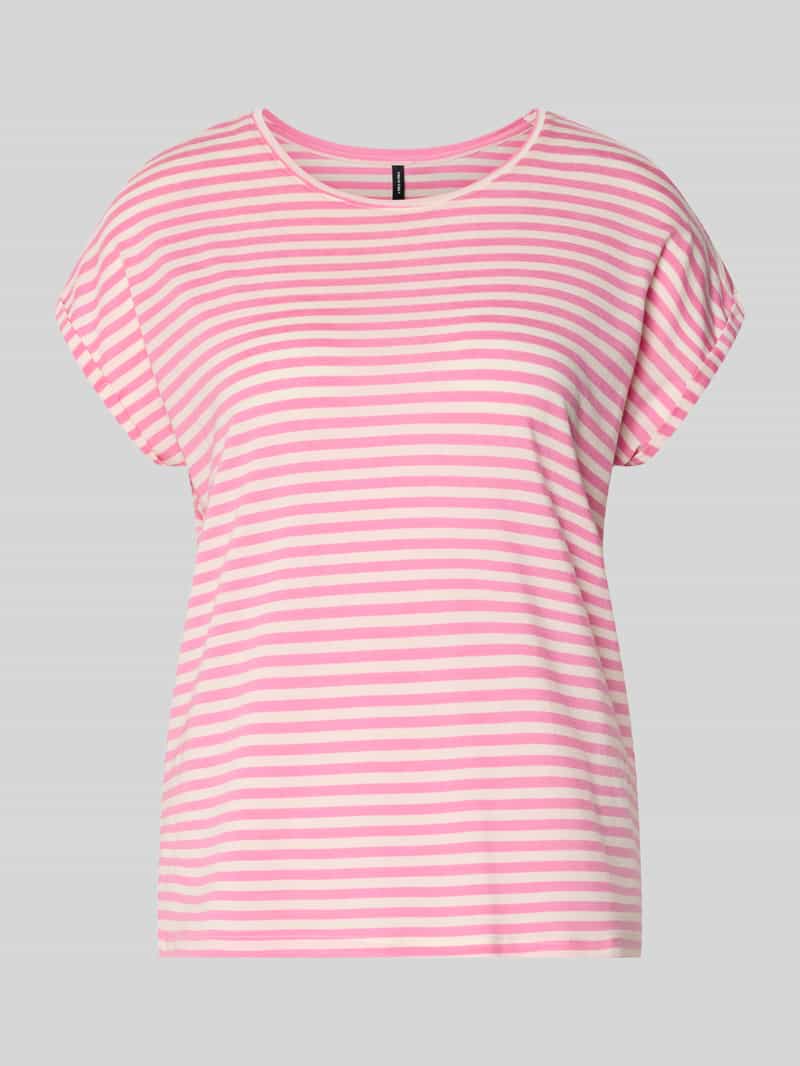 t-shirt o kroju relaxed fit z mieszanki lyocellu model 'AVA'
