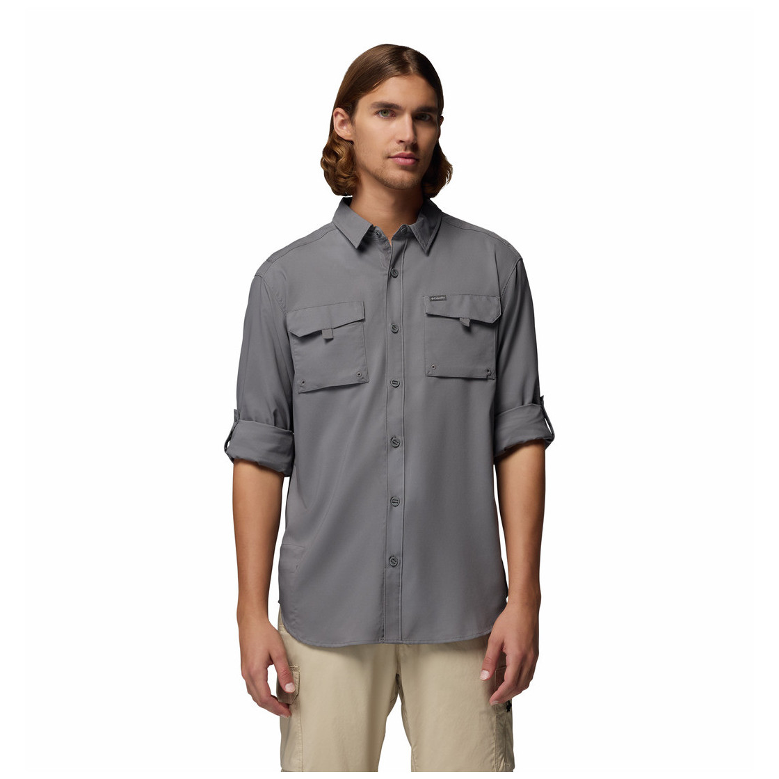 Koszula męska Columbia Silver Ridge™ Utility II LS Shirt Rozmiar: L / Kolor: szary