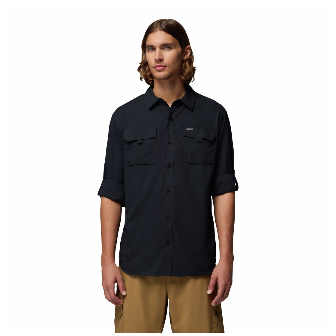 Koszula męska Columbia Silver Ridge™ Utility II LS Shirt Rozmiar: M / Kolor: czarny