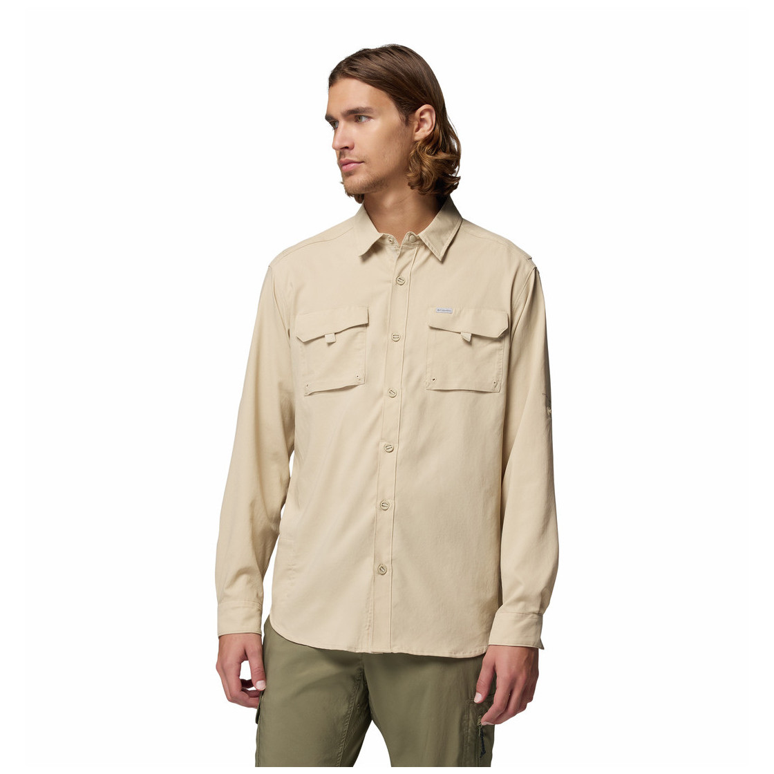 Koszula męska Columbia Silver Ridge™ Utility II LS Shirt Rozmiar: XXL / Kolor: beżowy