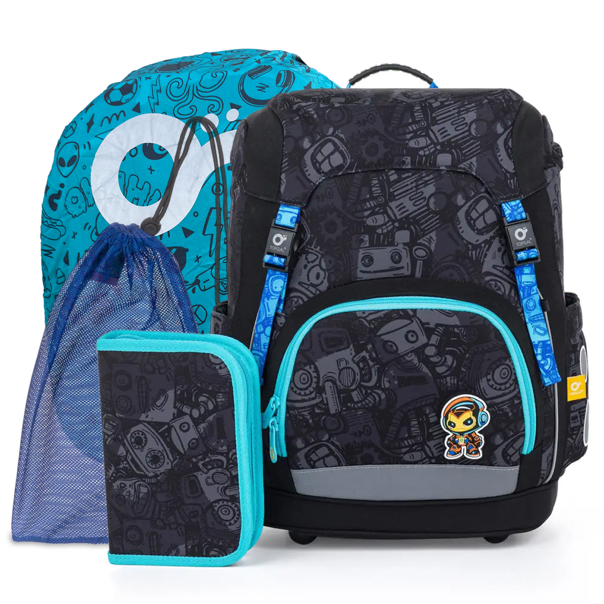 Topgal Komplet szkolny KIRA 26015 SET 4IN1