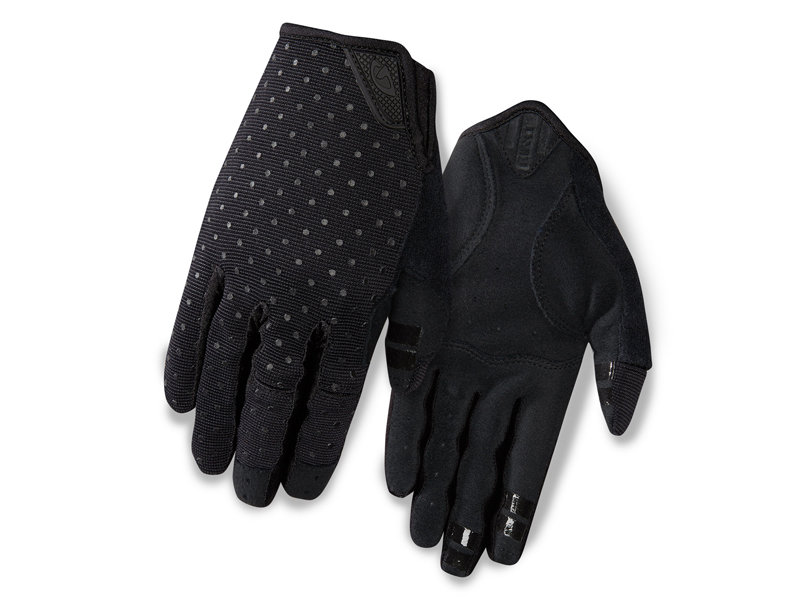 Giro, Rękawiczki kolarskie damskie, La Dnd black dots, czarny, rozmiar S