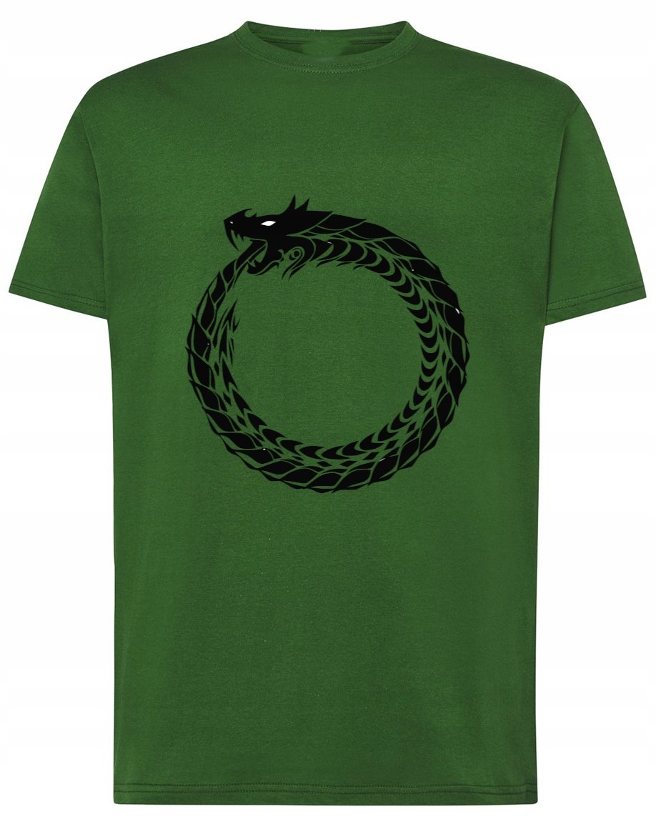 T-Shirt męski nadruk Zwierzę Smok Rozm.3XL