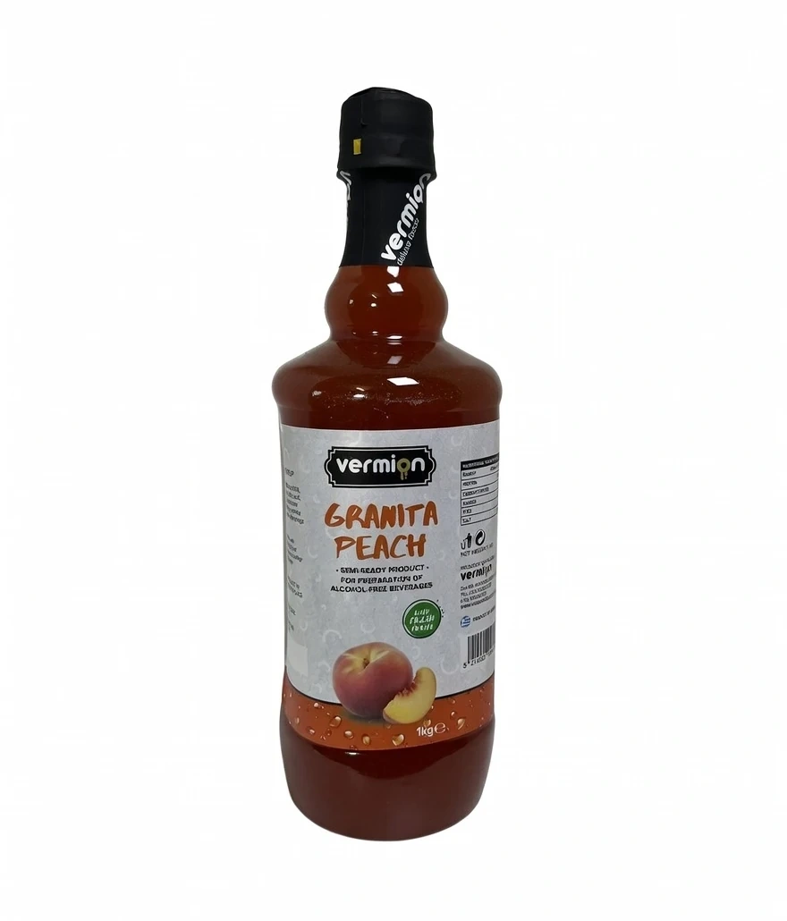 Granita Brzoskwinia syrop - Vermion Deluxe Food Slush Peach