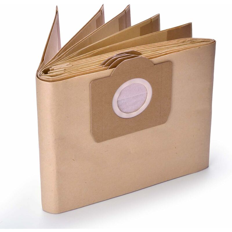 Opakowanie 10 papierowych worków na kurz, kompatybilnych z odkurzaczami Karcher NT20 NT25 NT30 MV1 MV3 WD3, wymiennych, worek na kurz Hoover na odpady