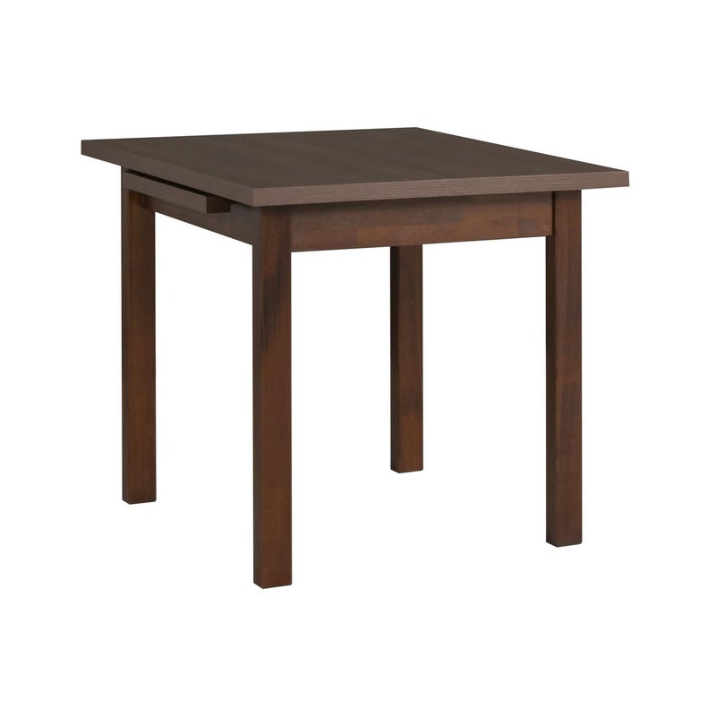 Kwadratowy rozkładany stół Max VII w kolorze orzech – elegancki wybór do jadalni