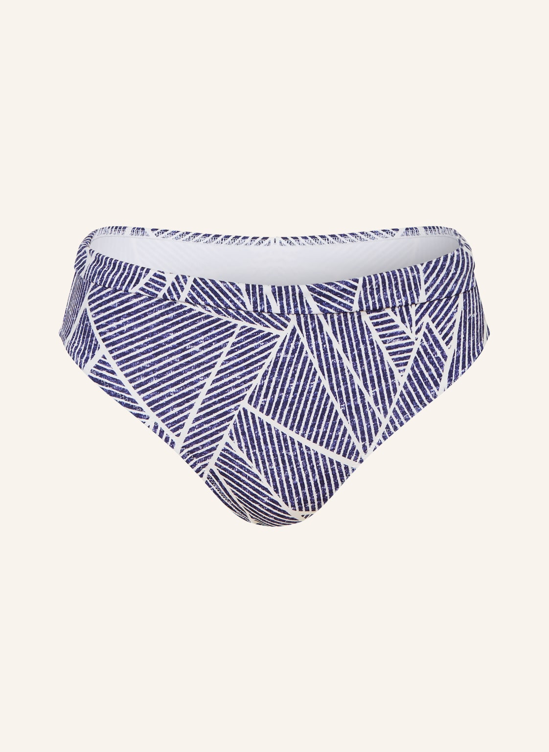 Lidea Podstawowe Figi Bikini Indigo Grid blau