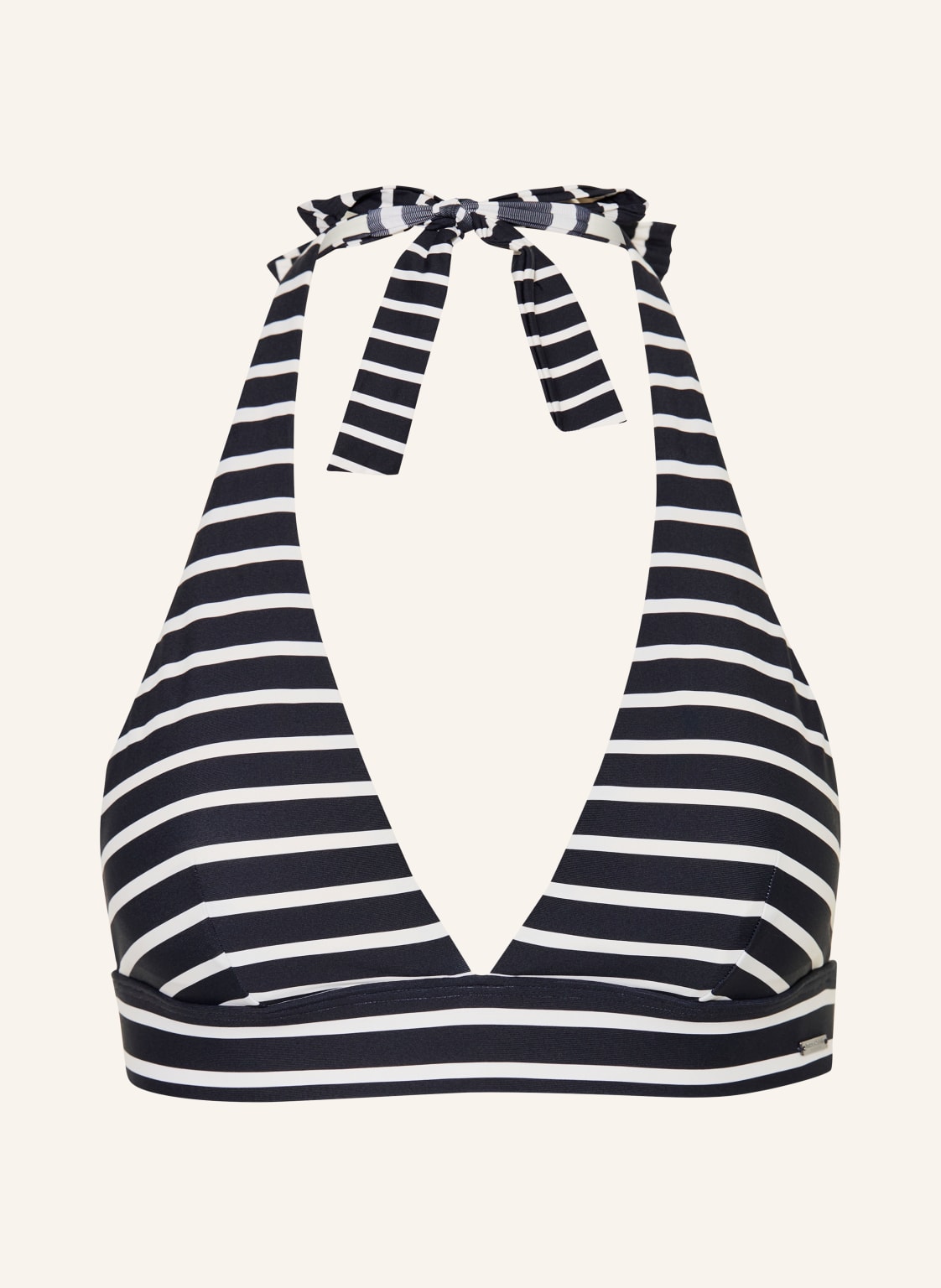Marc O'polo Top Bikini Z Wiązaniem Za Szyją blau