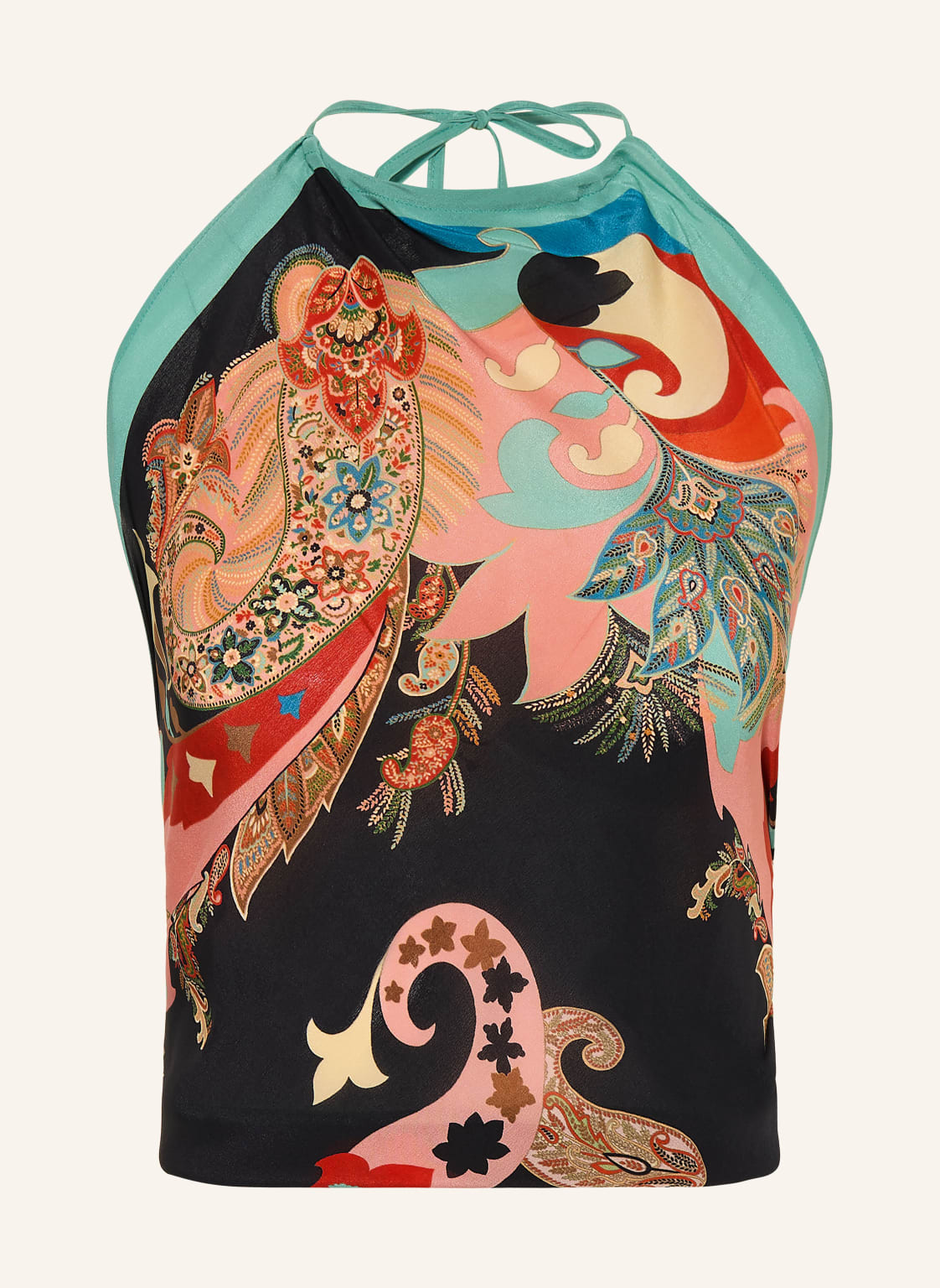 Etro Jedwabny Top rot