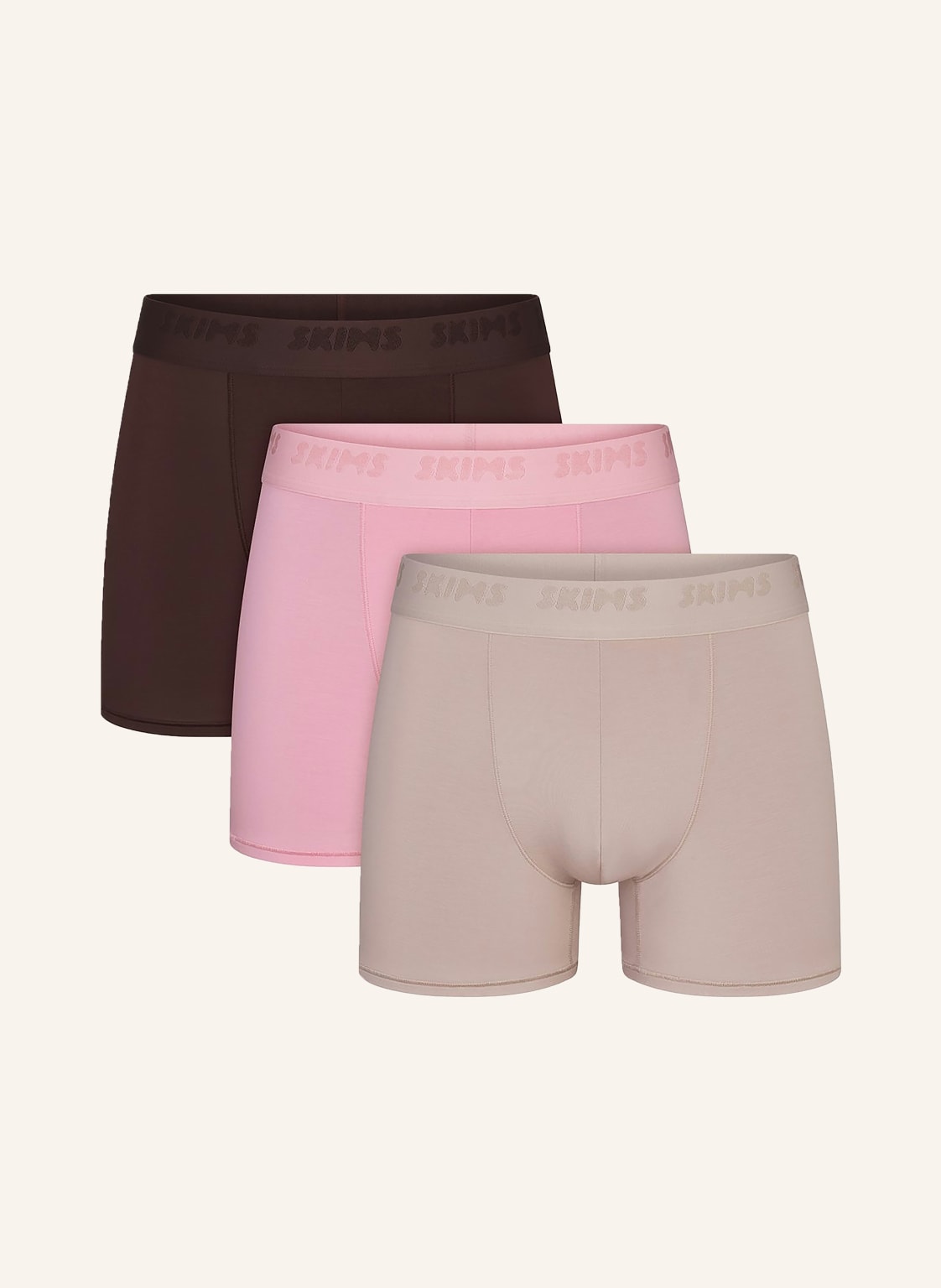 Skims Bokserki Skims Stretch, 3 Szt. rosa