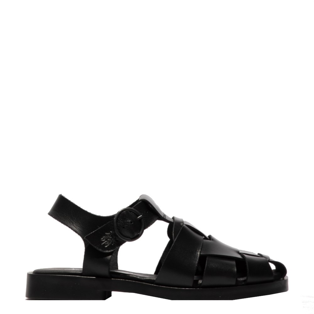 Sandały damskie Fly London ARED 437 skórzane czarny P145437000