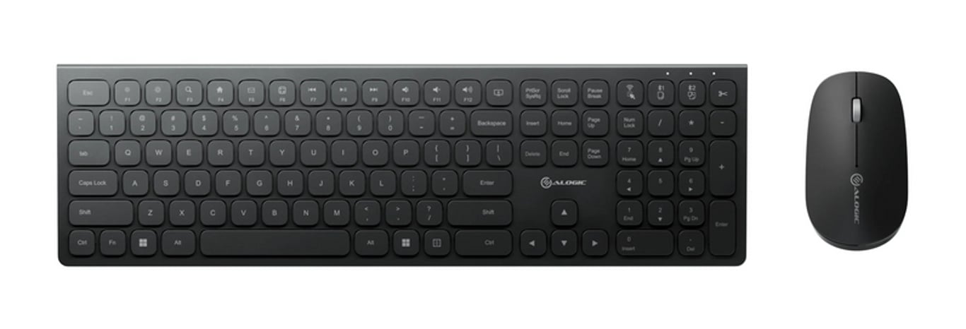 ALOGIC ASKBT3WCRF Wireless + Bluetooth Czarny