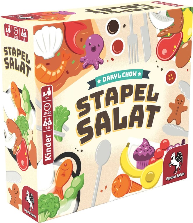 Pegasus Stapelsalat Stacked salad 20 min Gra planszowa Edukacyjny