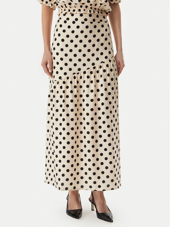 Morgan Spódnica maxi 261-JOVITA Beżowy Regular Fit