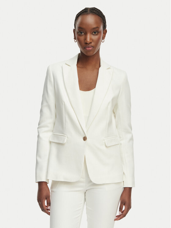 Morgan Marynarka 222-VLIME.F Biały Regular Fit