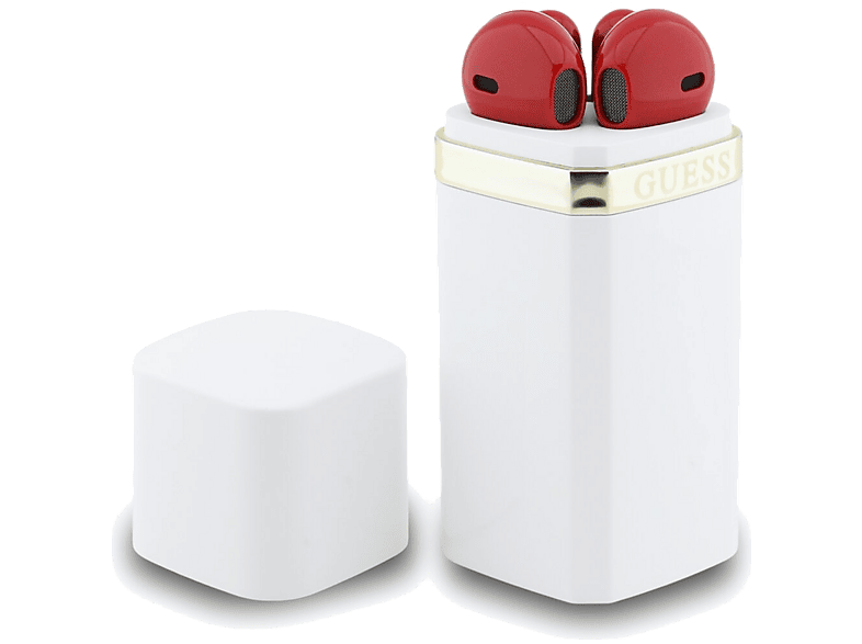 GUESS  (TWS) Lipstick 2 Biały/Czerwony