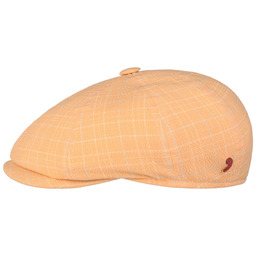 Kaszkiet Napoli Seersucker by Alfonso D Este, morelowy, S (54-55 cm)
