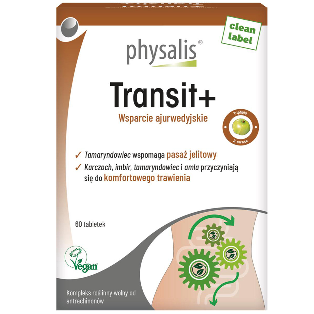 Physalis Transit+, 60 tabletek