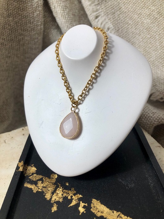 Naszyjnik wisiorek kryształ górski