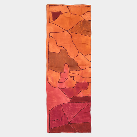 Szal jedwabny malowany 'Hania Masojada_HEM/RM/01'