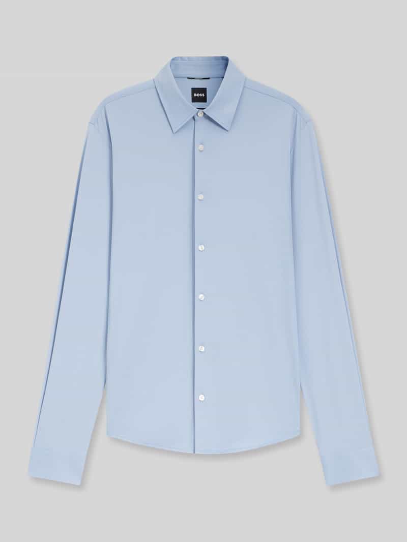 Koszula biznesowa w kroju slim fit z kołnierzykiem kent model 'ROAN'