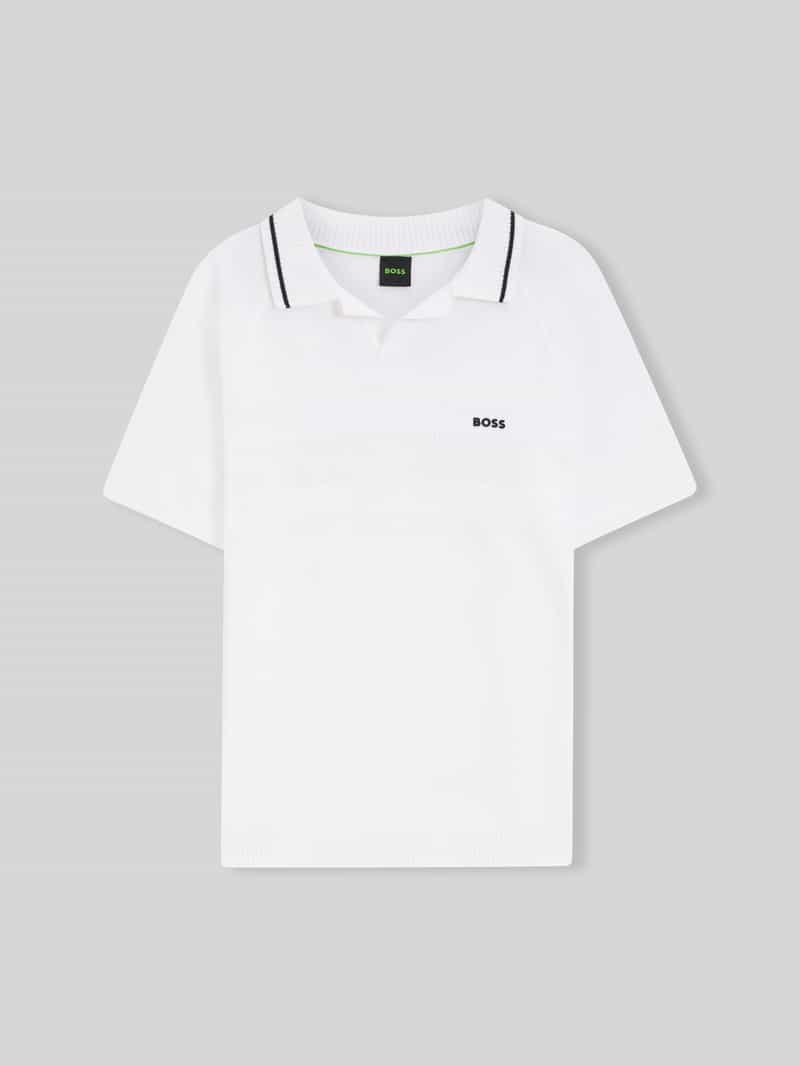 koszulka polo o kroju regular fit z dzianiny