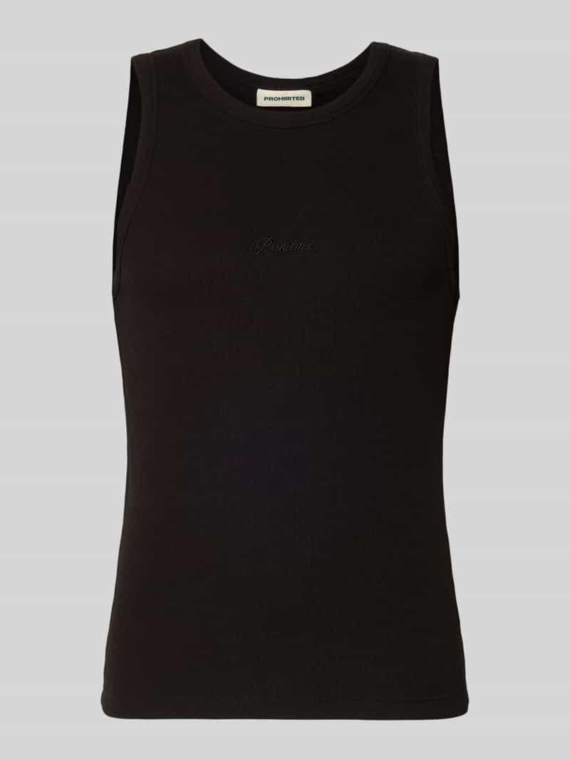 Top z wyhaftowanym logo model 'The Embroidery'