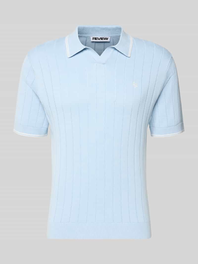 Koszulka polo z dzianiny o kroju slim fit z wyhaftowanym logo