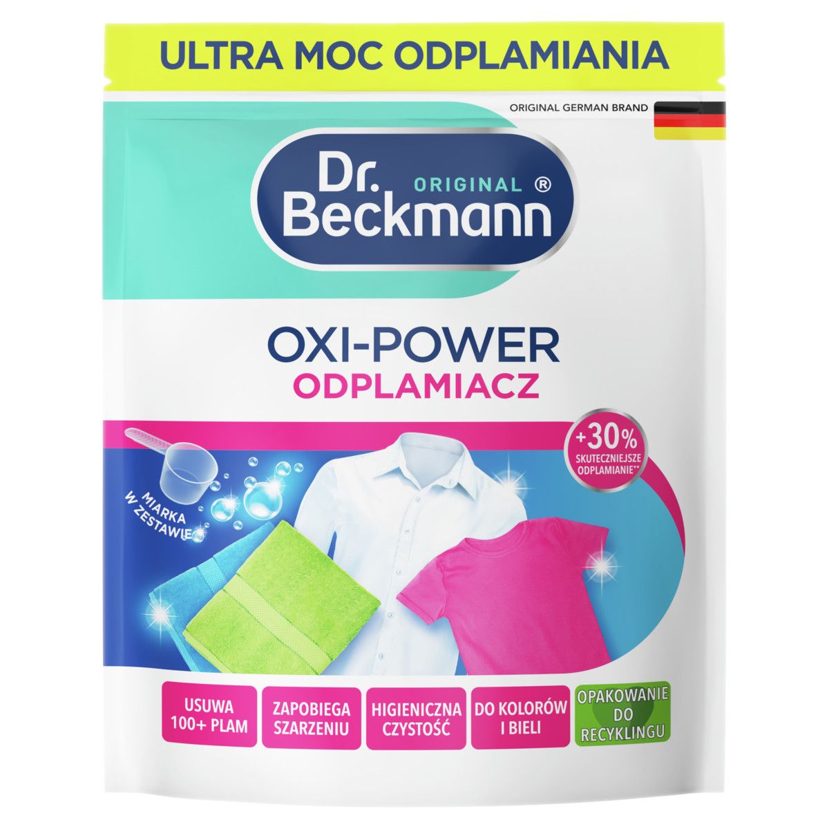 Dr. Beckmann Oxi Power Odplamiacz do koloru 400 g - środek do prania