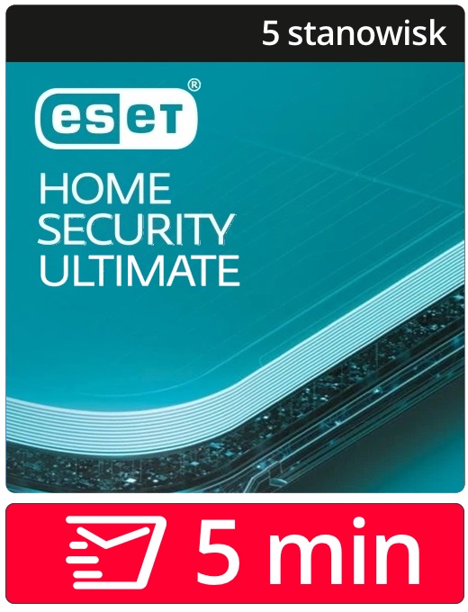 ESET HOME Security Ultimate 2026 (5 stanowisk, 12 miesięcy)