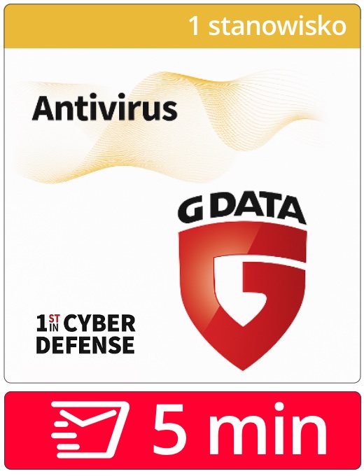 G DATA AntiVirus (1 stanowisko, 24 miesiące)