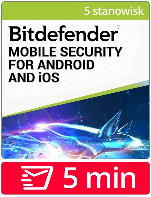 Bitdefender Mobile Security for Android & iOS (5 stanowisk, 12 miesięcy)