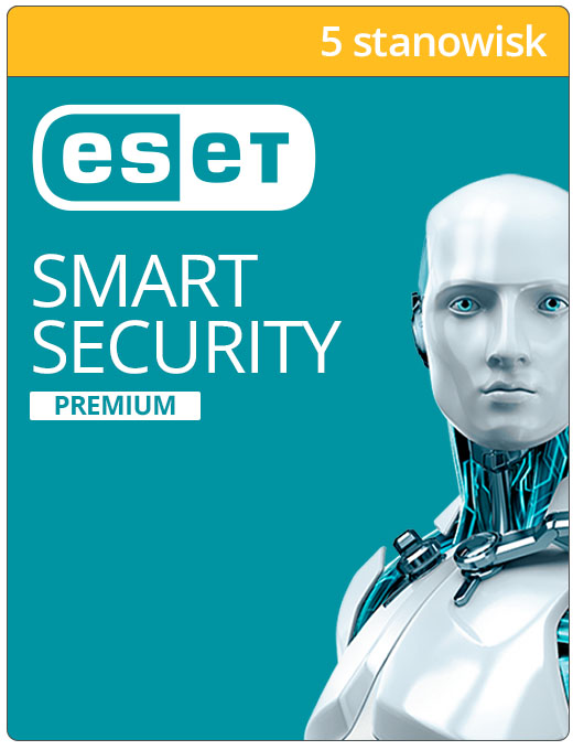 ESET Smart Security Premium (HOME Security Premium) 2026 (odnowienie 5 stanowisk, 36 miesięcy)