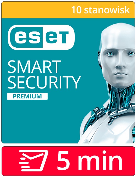 ESET Smart Security Premium (HOME Security Premium) 2026 (odnowienie 10 stanowisk, 36 miesięcy)