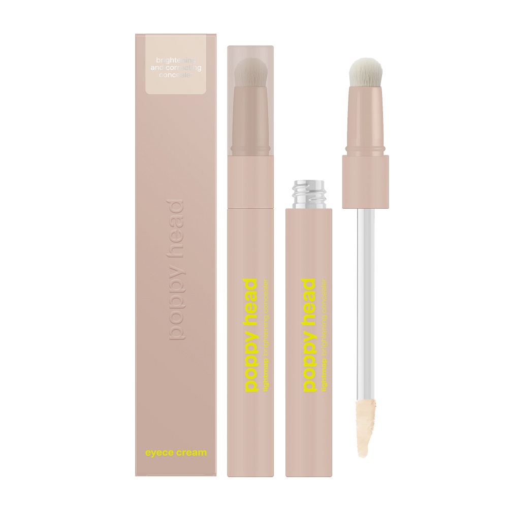 Poppy Head Eyece Cream Rozświetlająco-Korygujący Korektor pod Oczy 02 Beige Freeze