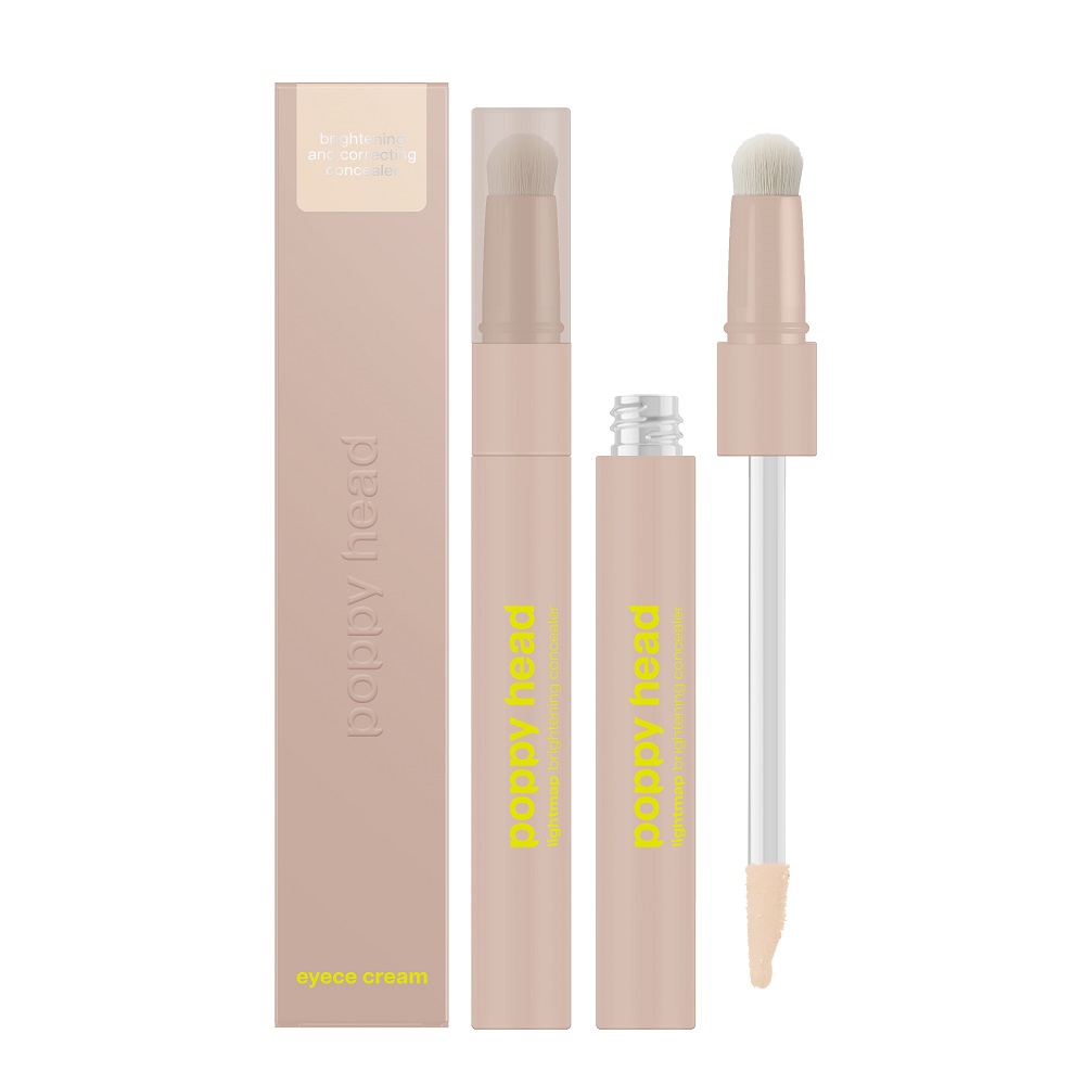 Poppy Head Eyece Cream Rozświetlająco-Korygujący Korektor pod Oczy 04 Apricot Frappe