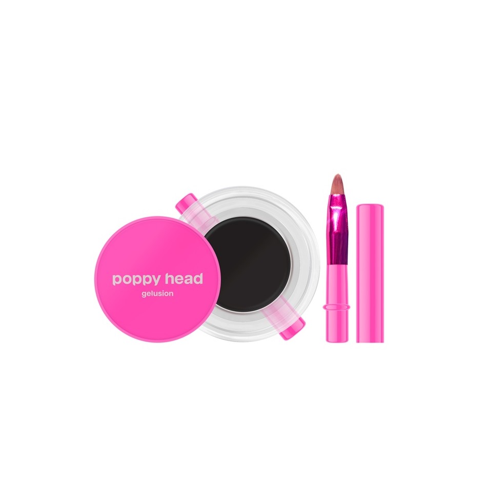 Poppy Head Gelusion Eyeliner w Żelu 01 Darkspell