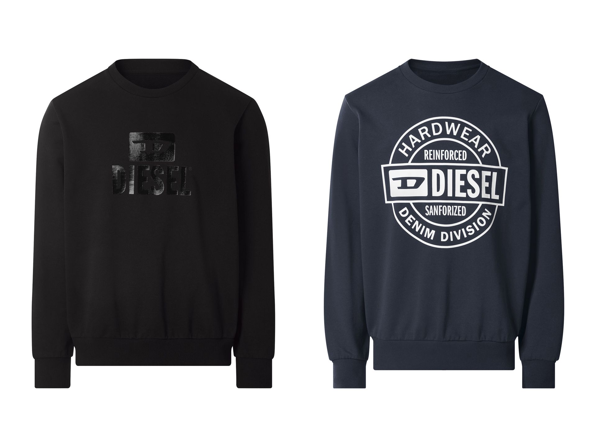 DIESEL Sweter męski z bawełny