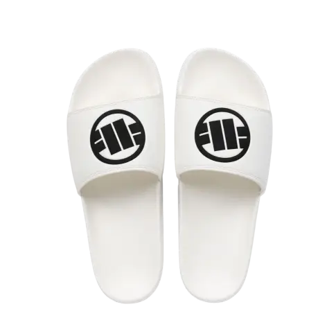 Pit Bull Klapki Logo White