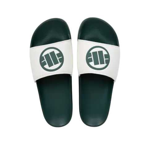 Pit Bull Klapki Logo Green